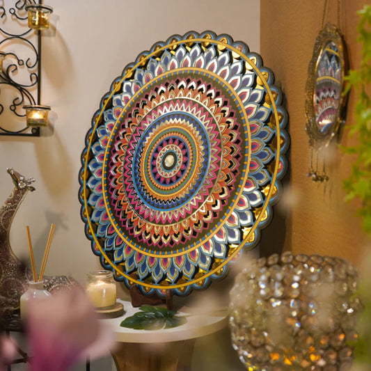 mandala wall hanging island rangoli