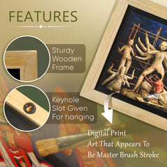 Durga Wall Paintings from Island Rangoli from Deewar West Bengal collection features.