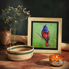 Emberiza Bird Wall Painting from Deewar Birds Collection Ambience