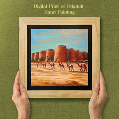 Jaisalmer Rajasthan Wall Paintings from Island Rangoli from Deewar collection Ambience 2