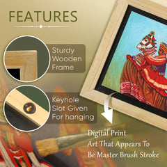 Kachhi Ghodi Rajasthan Wall Paintings from Island Rangoli from Deewar collection Features