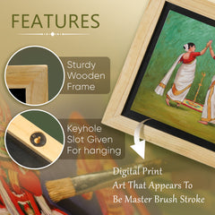 Kerala Thiruvathirakali Wall Painting from Deewar South India Collection Features