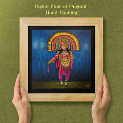 West Bengal Chhau Dance Wall Paintings from Island Rangoli from Deewar West Bengal collection Ambience