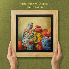 West Bengal Pot Shilpi Wall Paintings from Island Rangoli from Deewar West Bengal collection Ambience