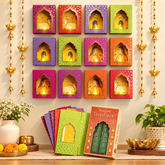 Deep Dwar - Island Rangoli Jharokha Boxes
