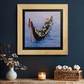 The Snake boat Race of Kerala - Wall Painting