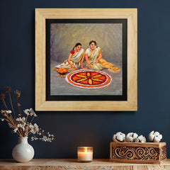 Onam Rangoli - Wall Painting