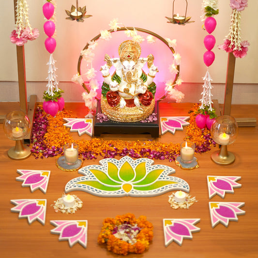 5 Must-Have Island Rangoli Products for a Beautiful Ganpati Décor at Home