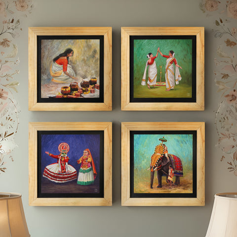 Deewar's South India Collection - Set of 4