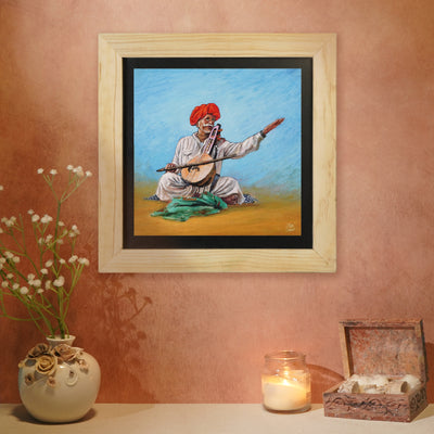 Rajasthan Folk Singer - Wall Painting