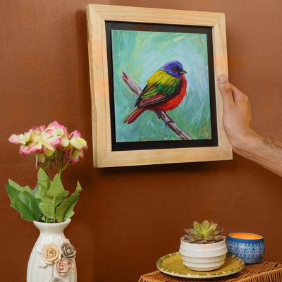 Florida Bunting  bird - Wall Painting