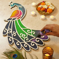 Varn -  Mayur Rangoli Template