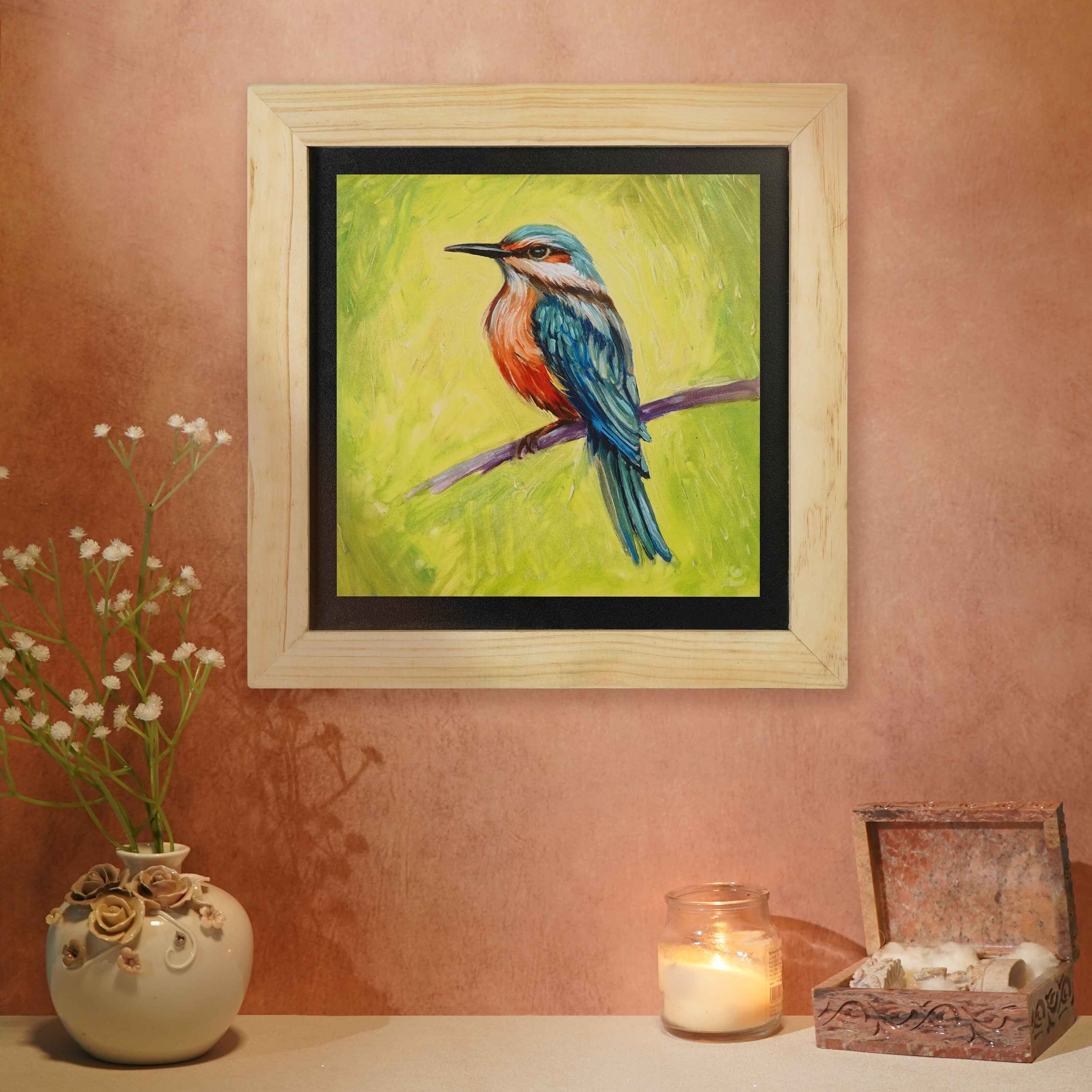 Kingfisher  - Wall Painting