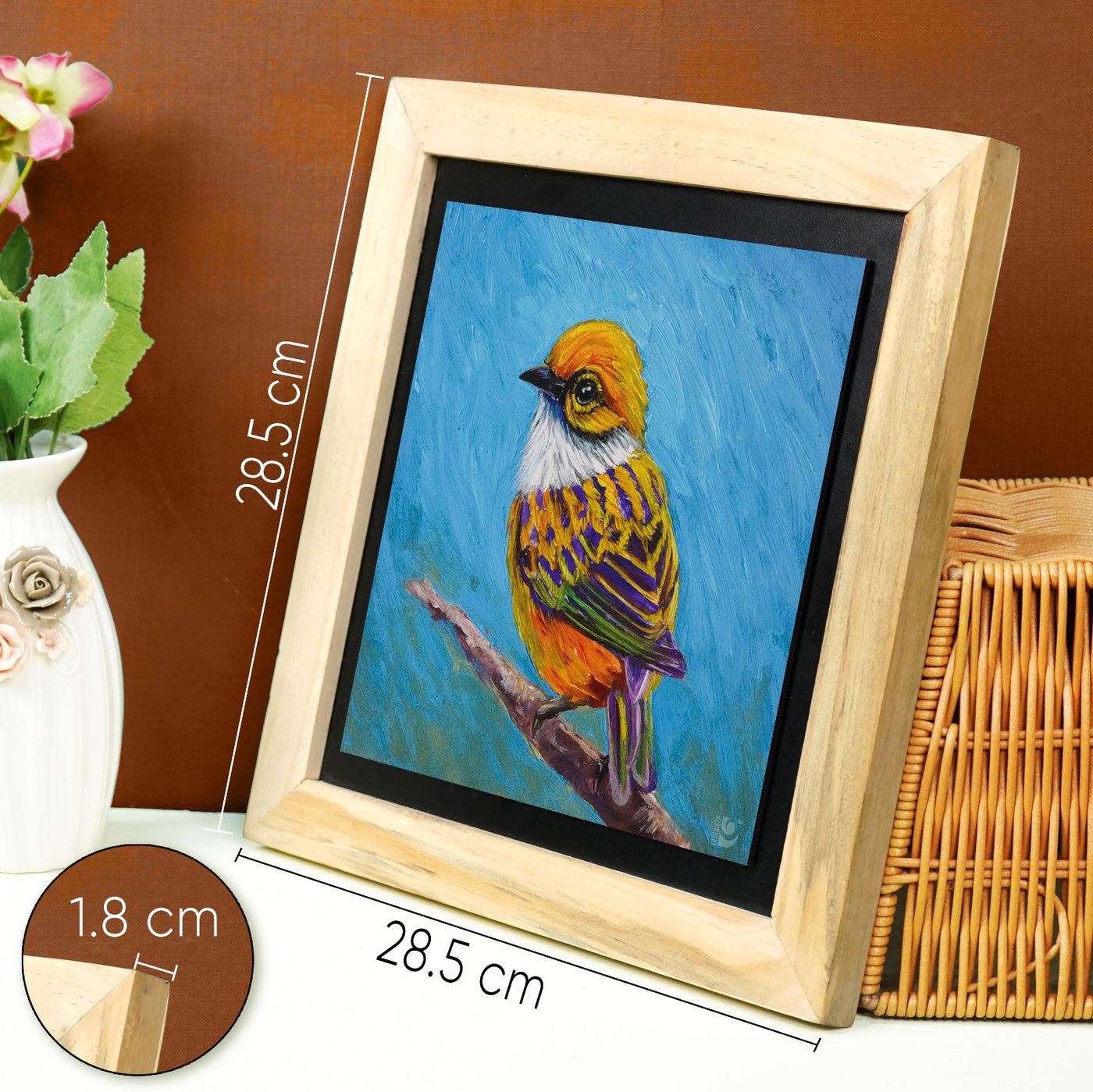 Yellow Bird - Wall Painting