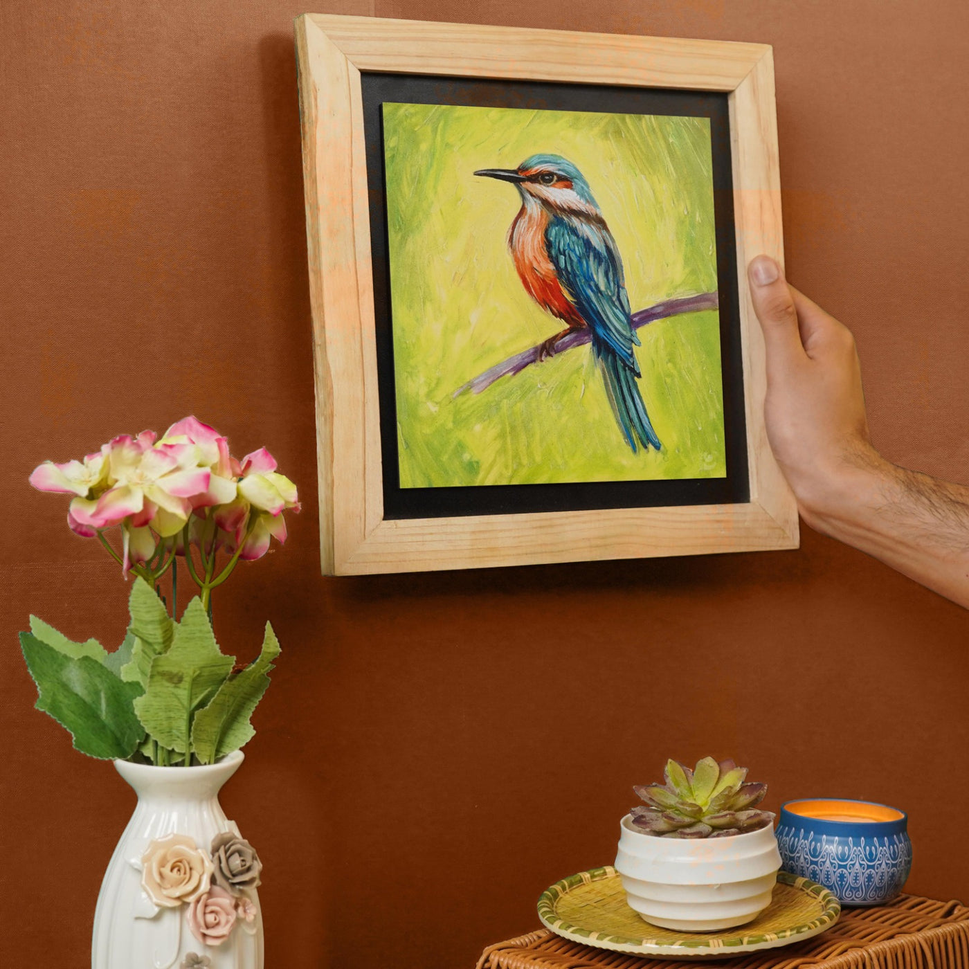 Kingfisher  - Wall Painting