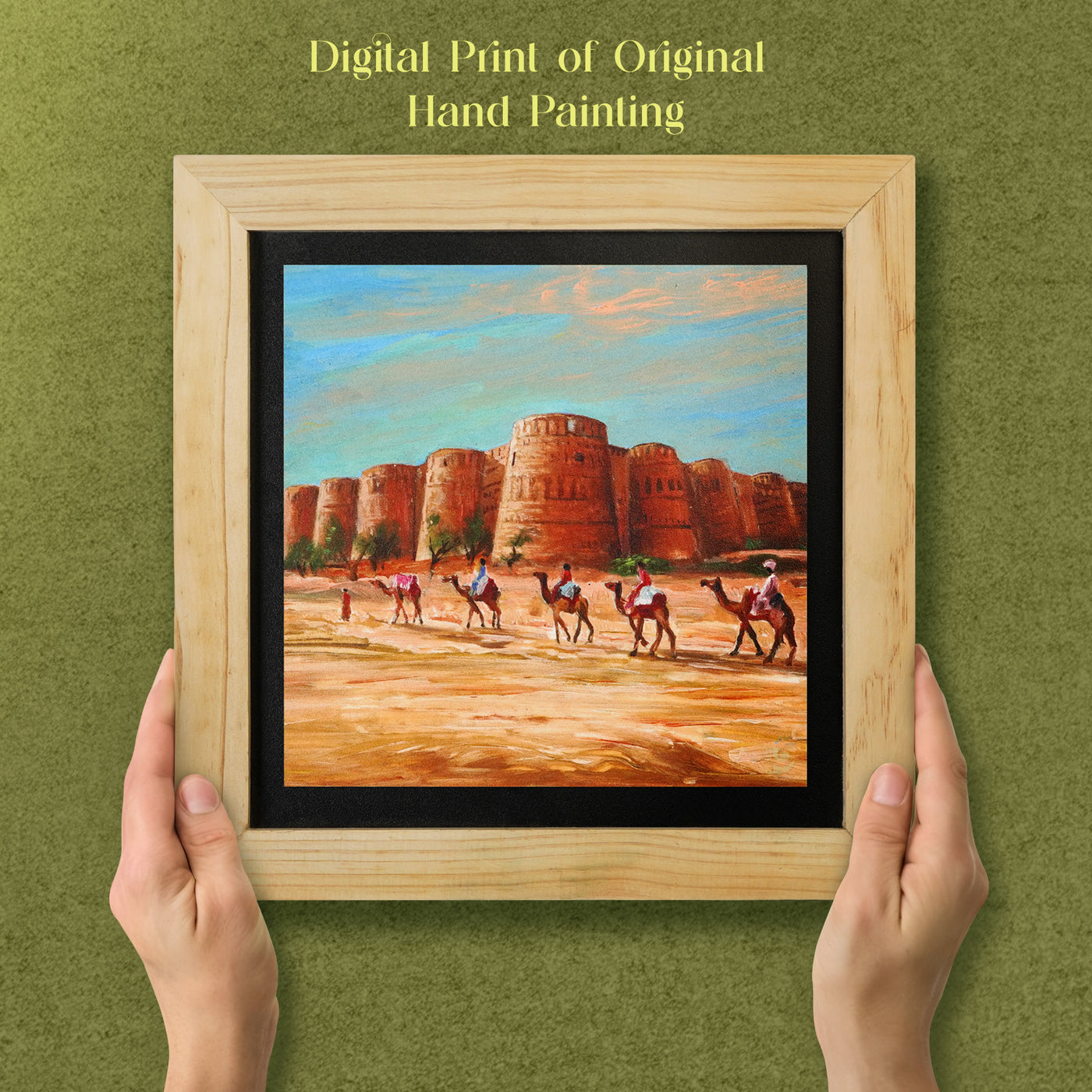 Jaisalmer Rajasthan Wall Paintings from Island Rangoli from Deewar collection Ambience 2