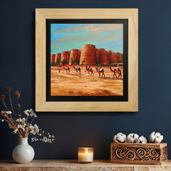 Jaisalmer Rajasthan Wall Paintings from Island Rangoli from Deewar collection 