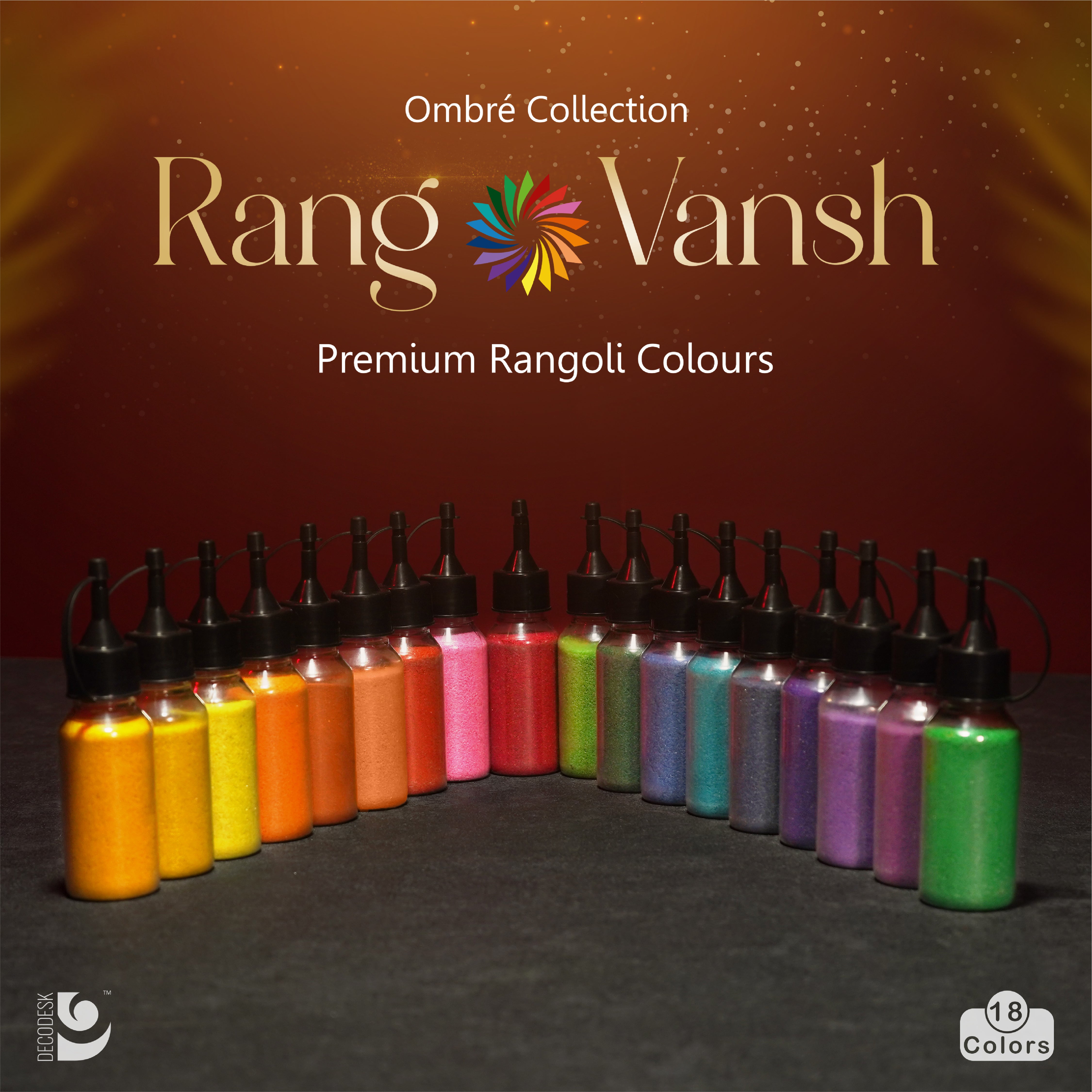 Rangvansh Premium Rangoli Colors - Island Rangoli