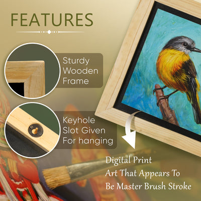 The Goldfinch Wall Painting From Deewar Birds Collection Features