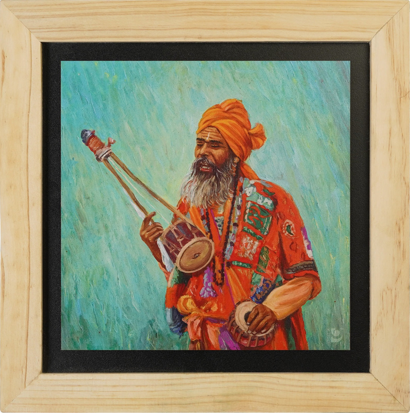 Deewar West Bengal Paintings From Island Rangoli. original artistry wall hanging Paintings folk singer