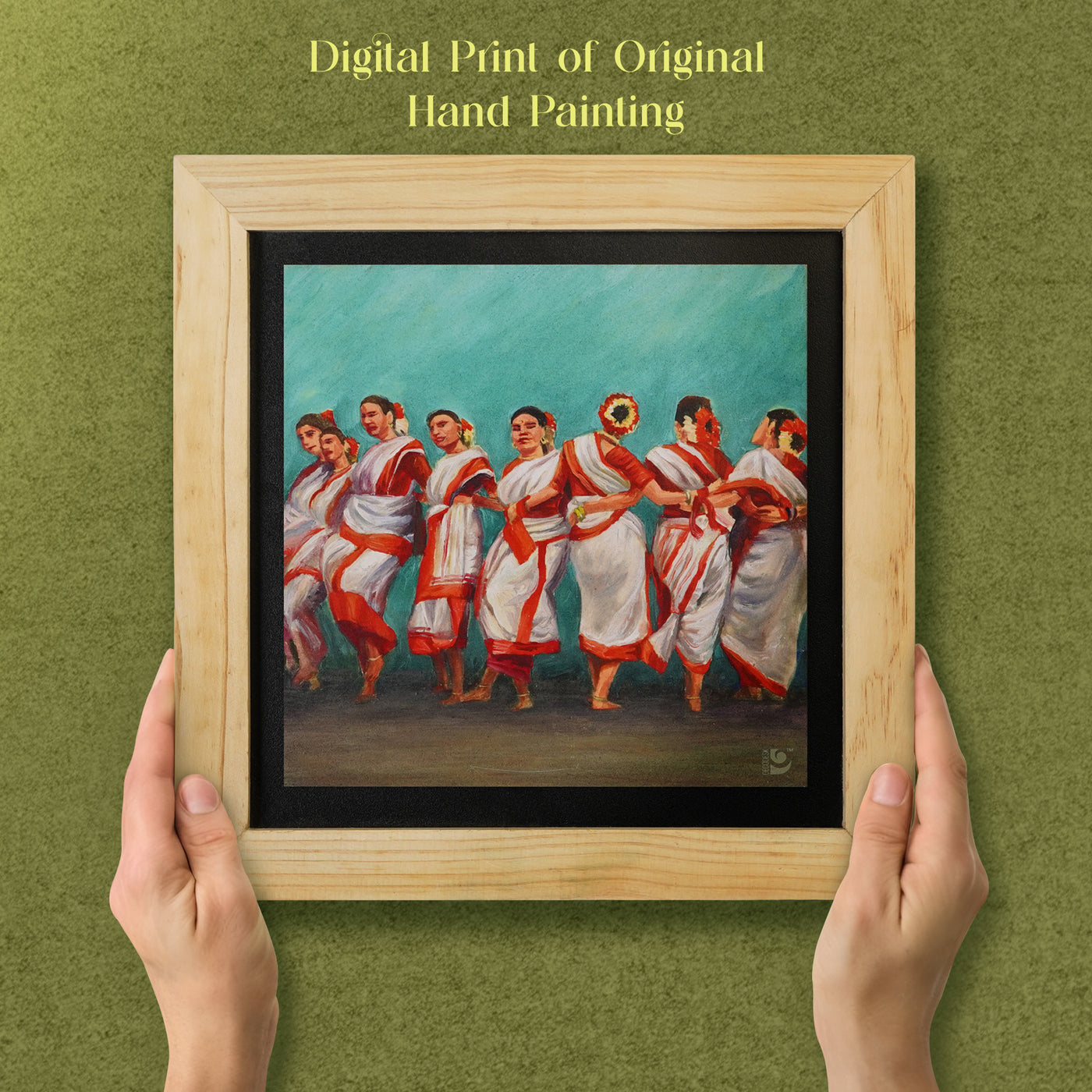 West Bengal Purulia Dance  Wall Paintings from Island Rangoli from Deewar West Bengal collection  Ambience