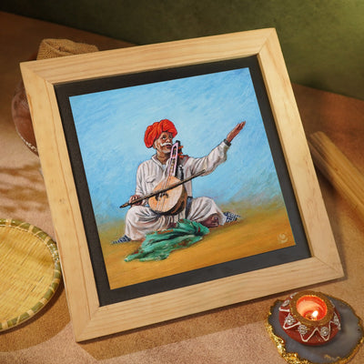 Rajasthan Folk Singer - Wall Painting