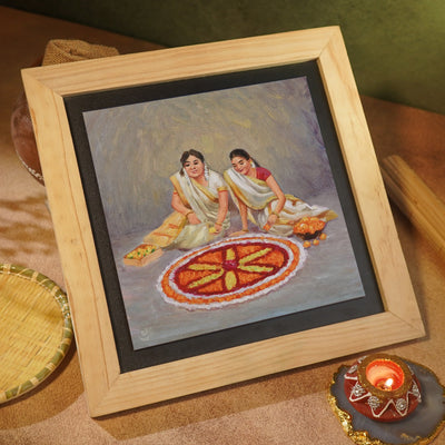 Onam Rangoli - Wall Painting