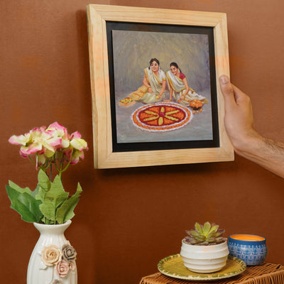 Onam Rangoli - Wall Painting