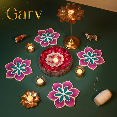 garv motif set of 10