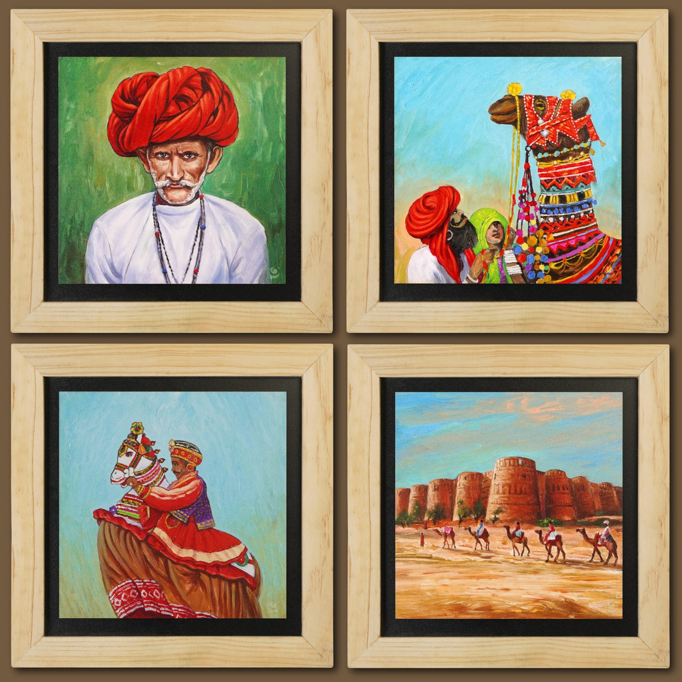 Deewar's Rajasthan Collection - Set of 4