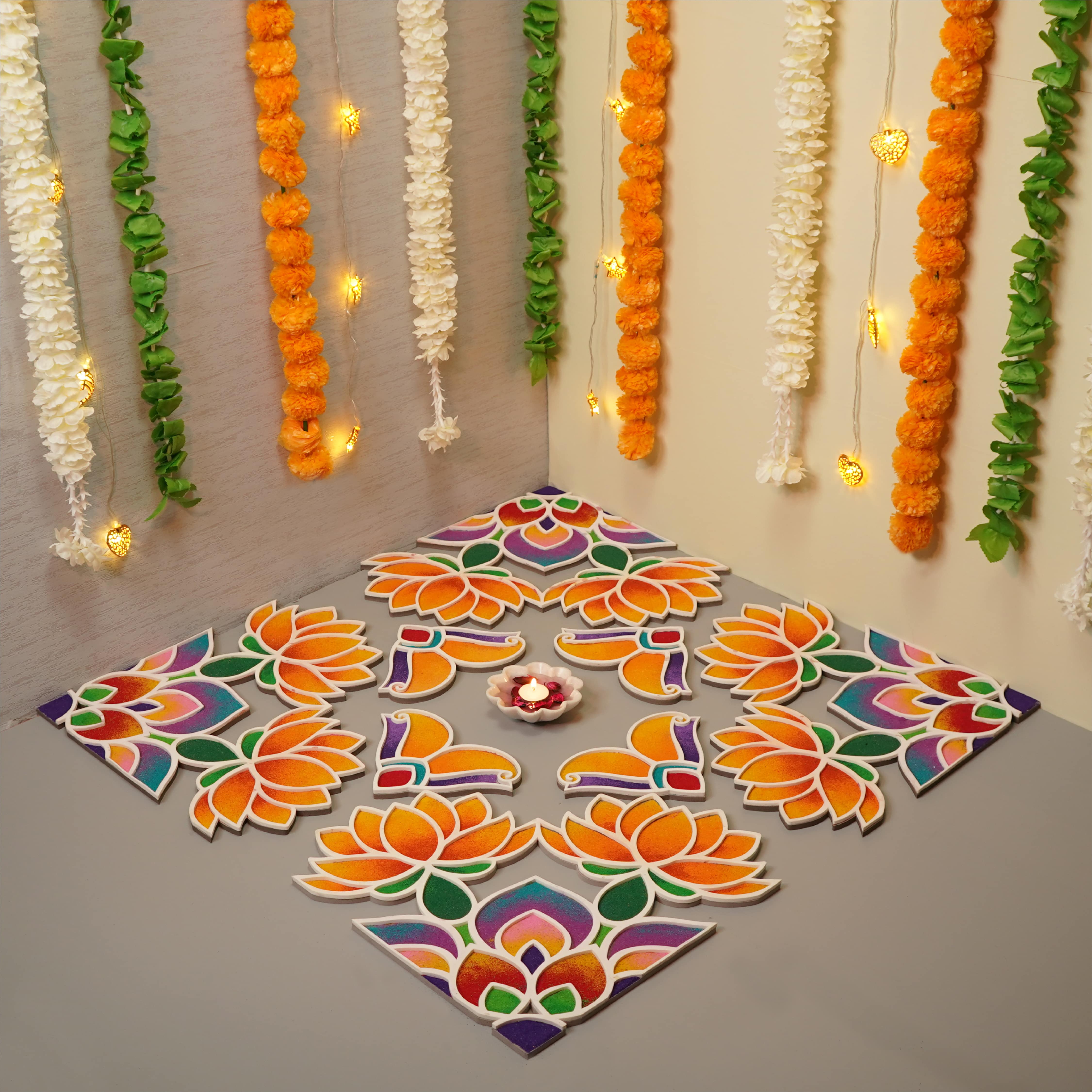 Rangvansh Premium Rangoli Colors - Island Rangoli – islandrangoli