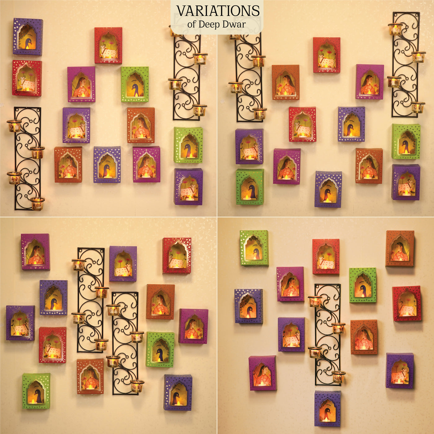 Deep dwar Jharokha Box handmade For wall decor Variations 