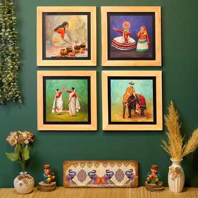 Deewar's South India Collection - Set of 4