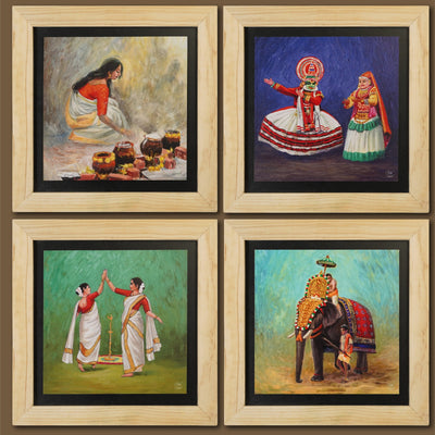 Deewar's South India Collection - Set of 4