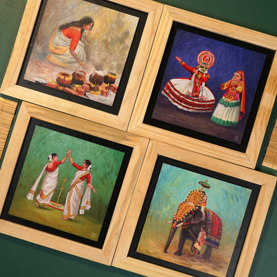 Deewar's South India Collection - Set of 4