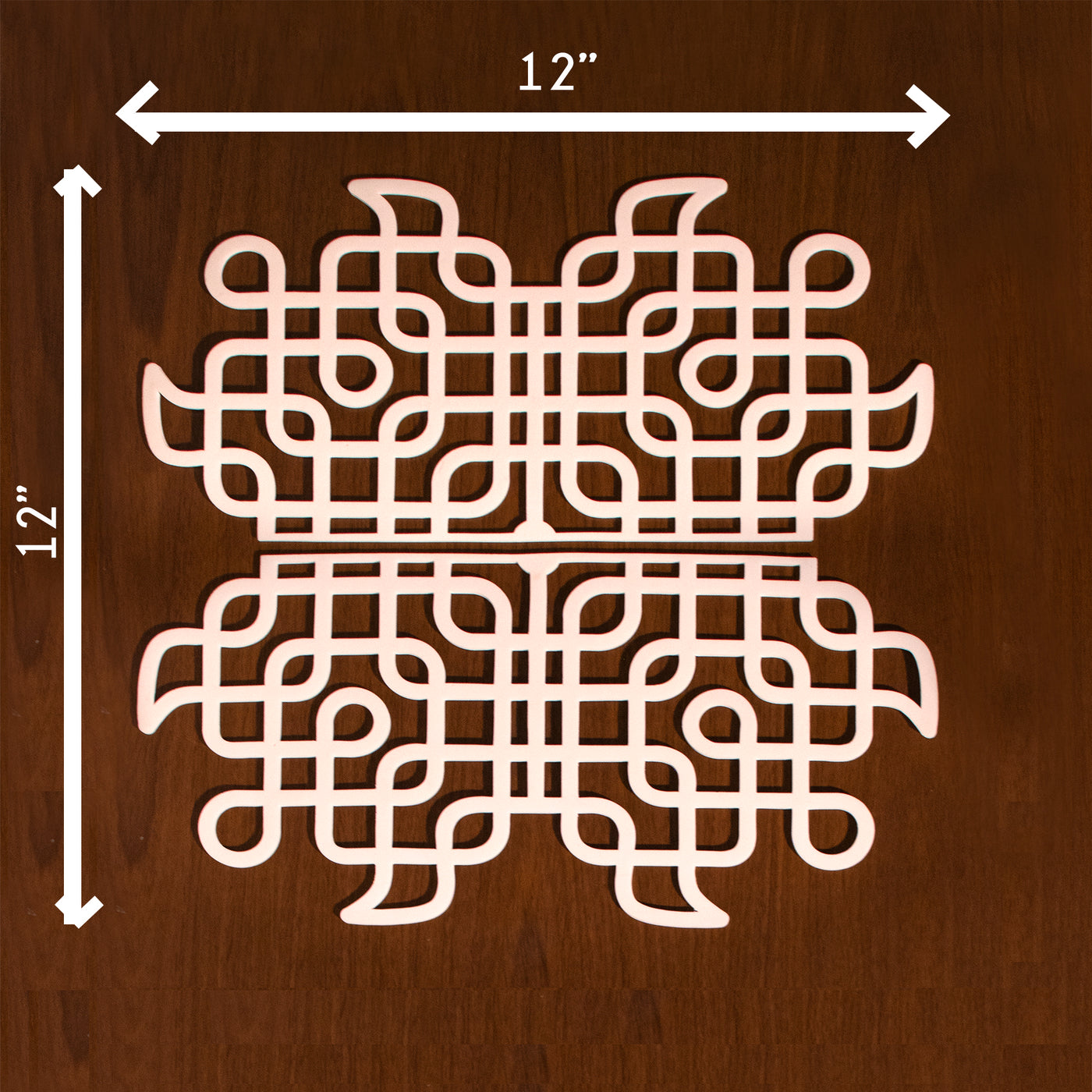 Kolam Rangoli Dimensions, Island Rangoli Design Template