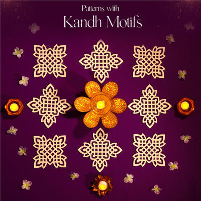 Kandh Kolam Motif - Island Rangoli's Traditional Design