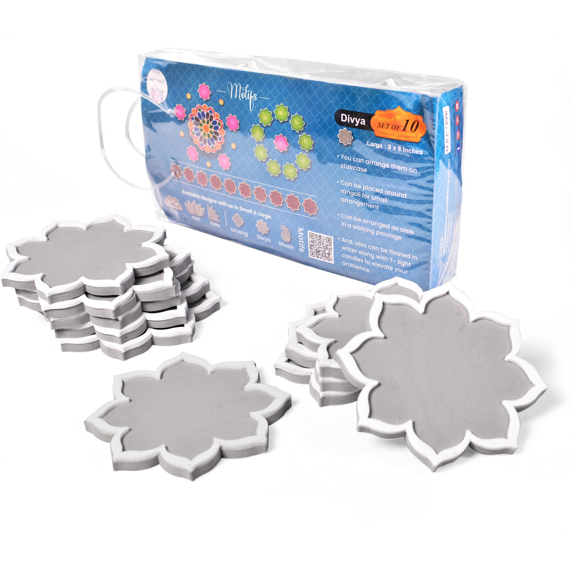 Divya Motif (Set of 10) islandrangoli