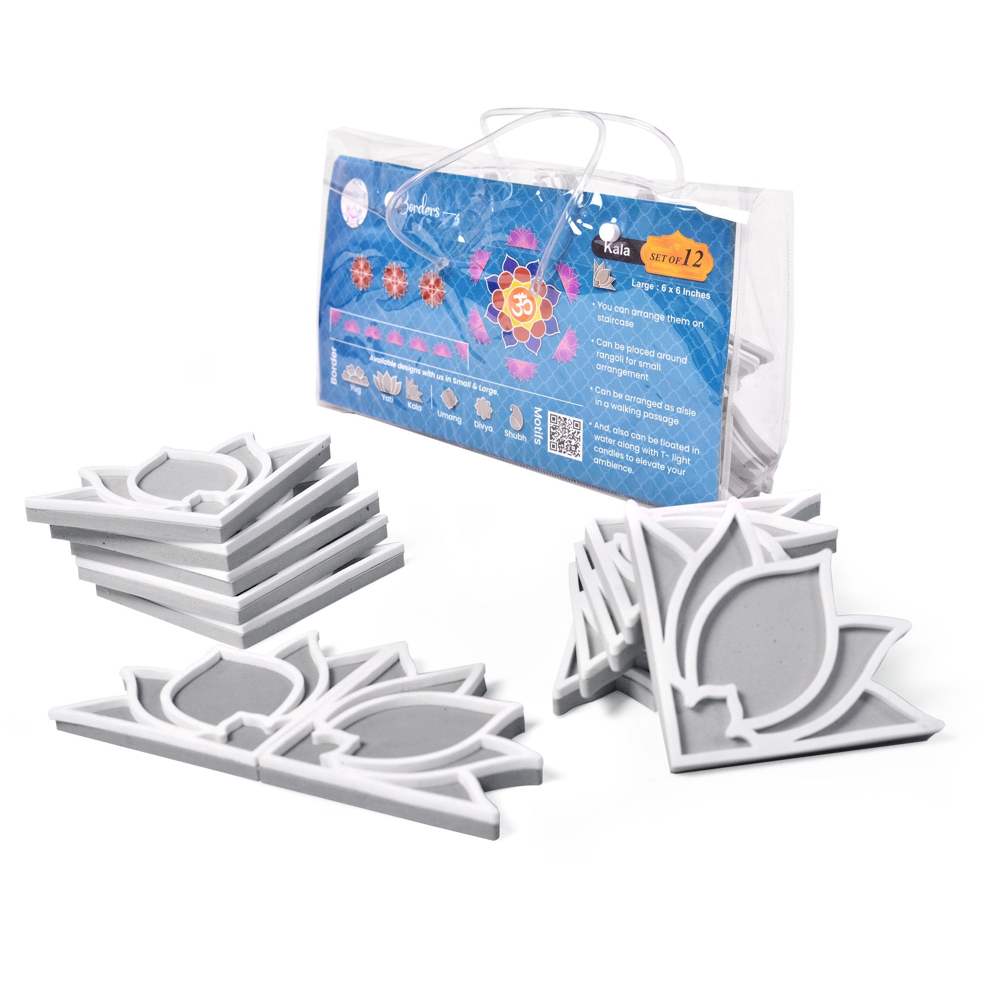 Kala Border (Set of 12) islandrangoli