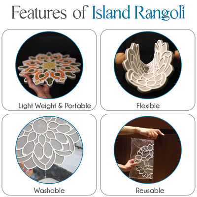 Riddhi Rangoli - Artistry by Island Rangoli