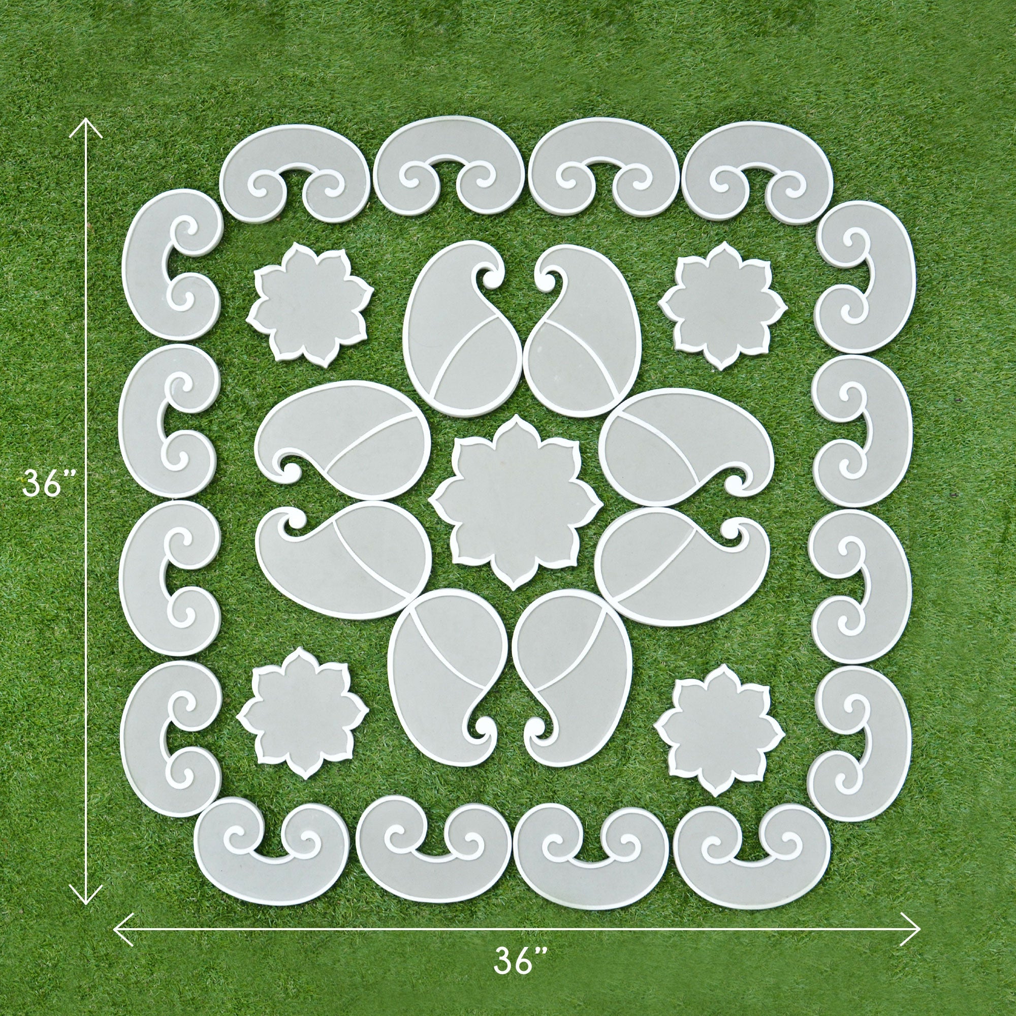 Roop Box - 100+ Versatile Patterns of Rangoli with one kit islandrangoli