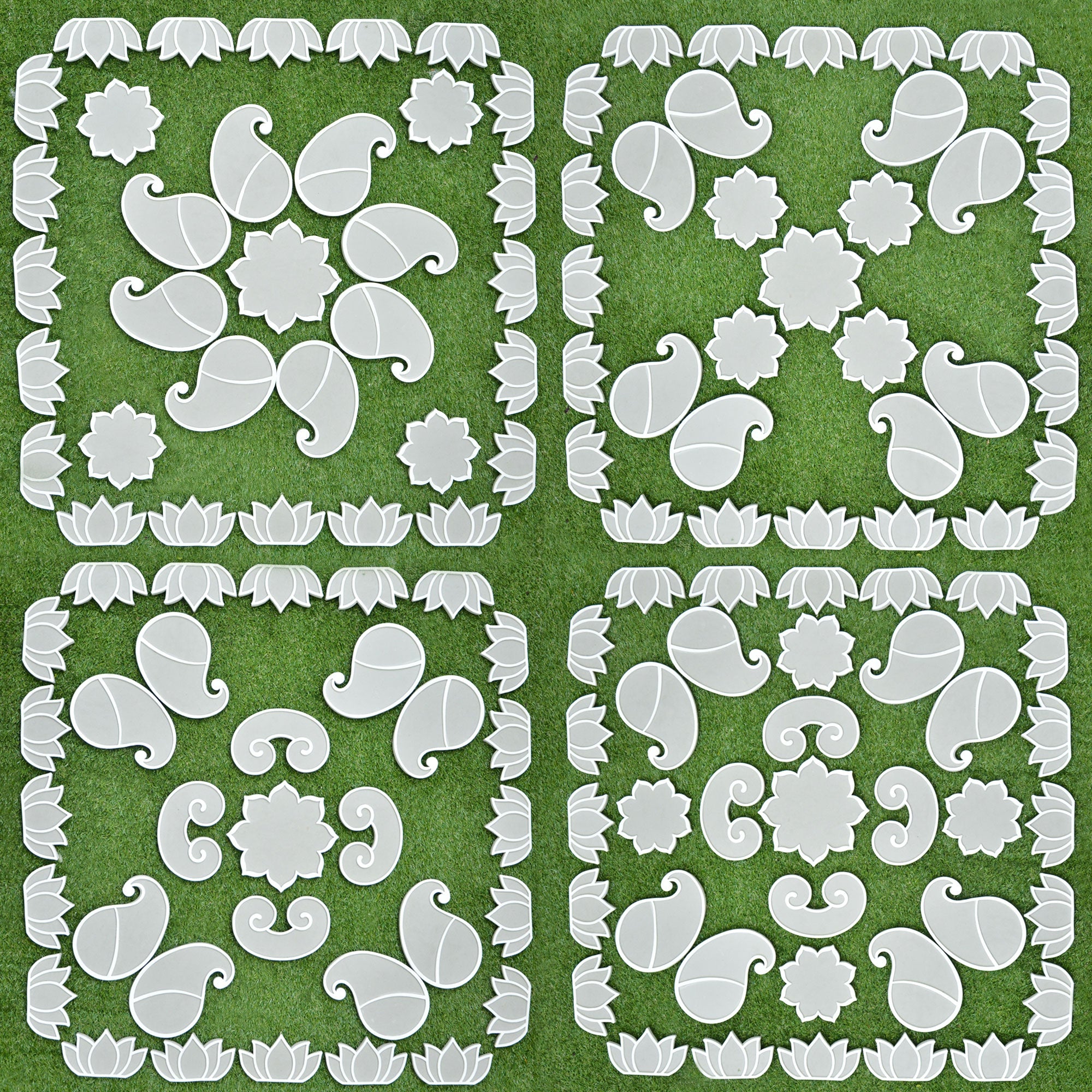 Roop Box - 100+ Versatile Patterns of Rangoli with one kit islandrangoli