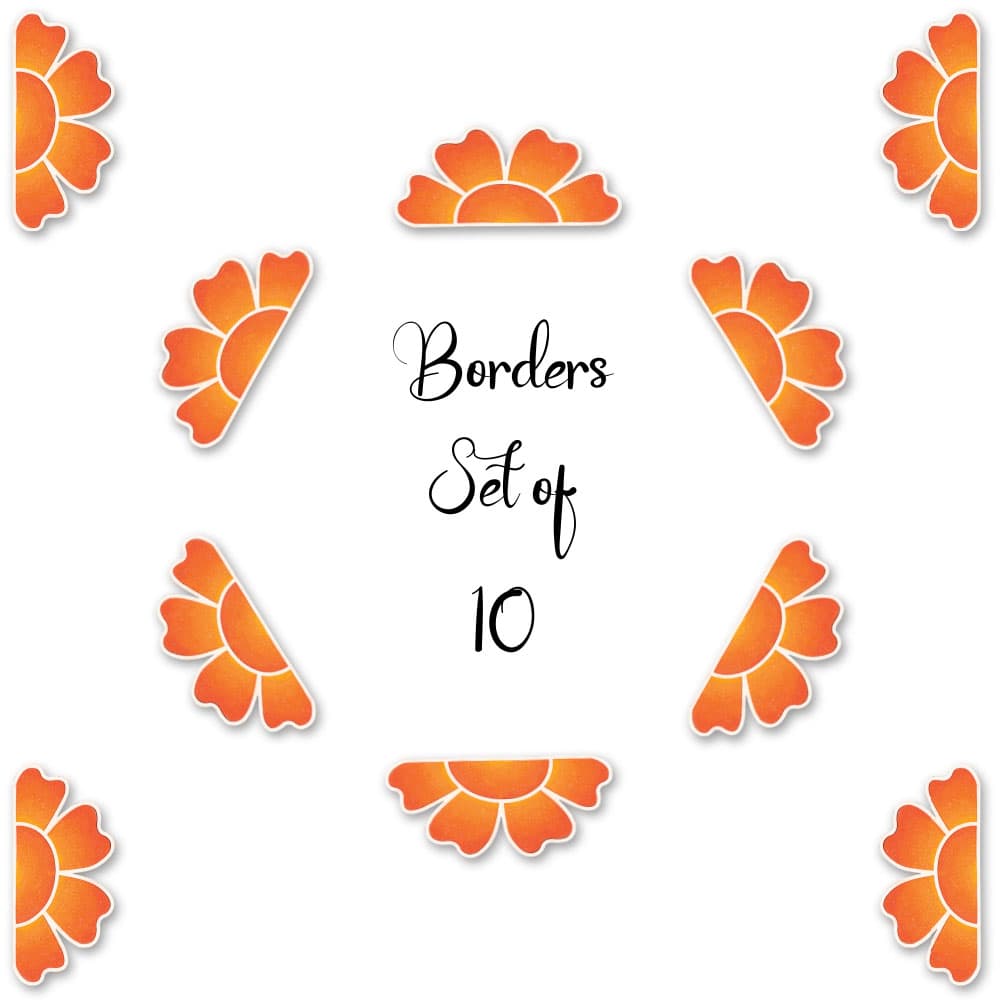 Yug Border (Set of 10) islandrangoli